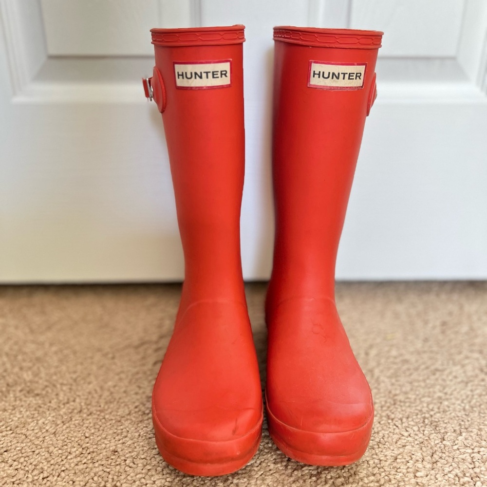 Hunter Red Rain Boots